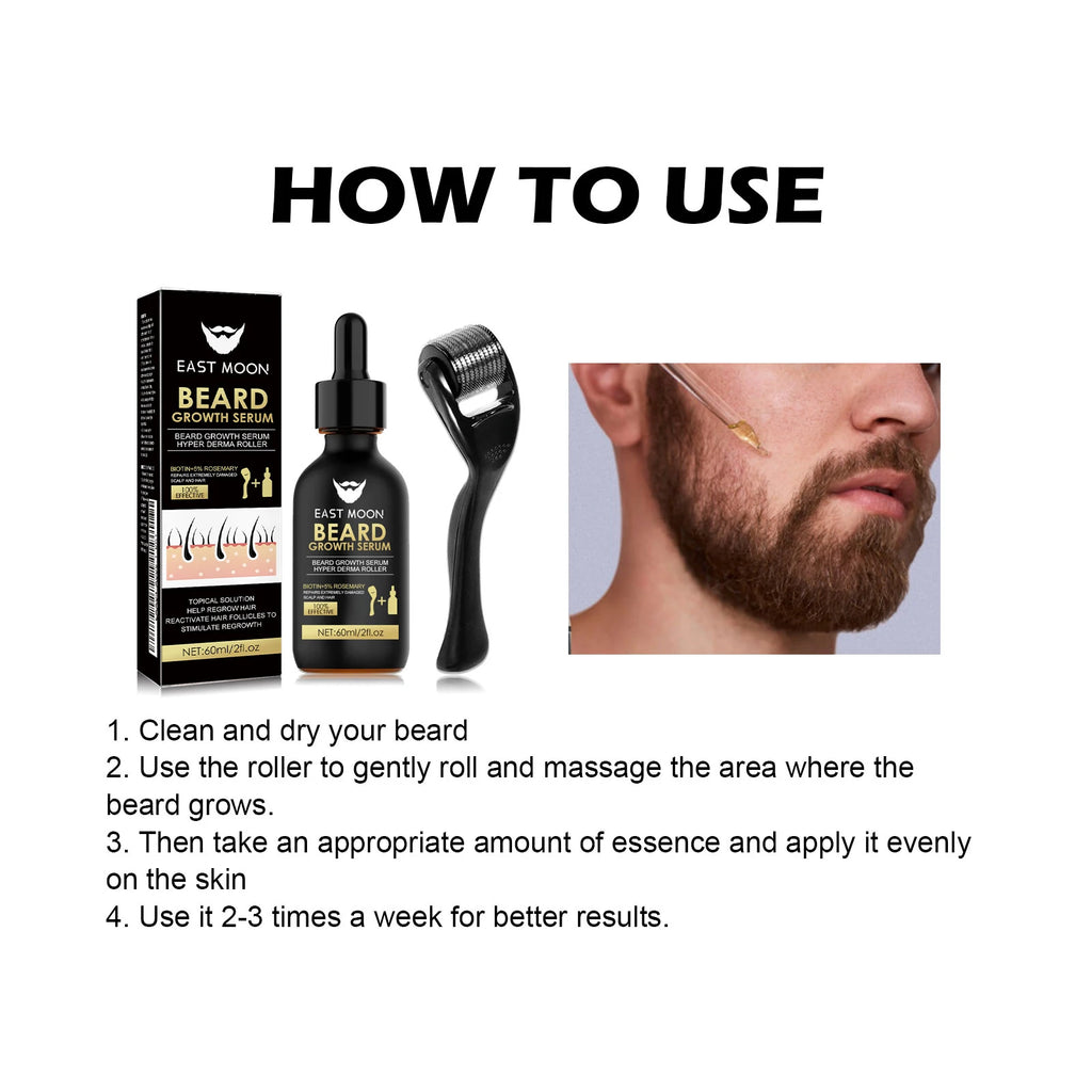 Beard Care Essence Set Men's Facial Care Hair Nutrition Beard Care