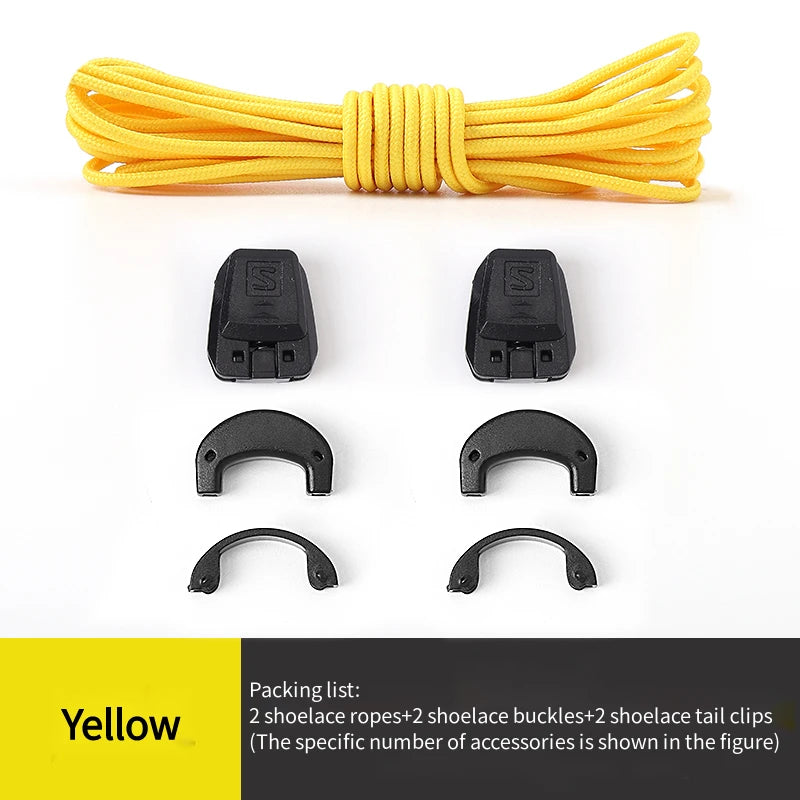 No tie Shoelaces Round Tennis Shoe laces Without ties Adult Kids Fashion Outdoor Running Sneakers Laces Shoes Accesories