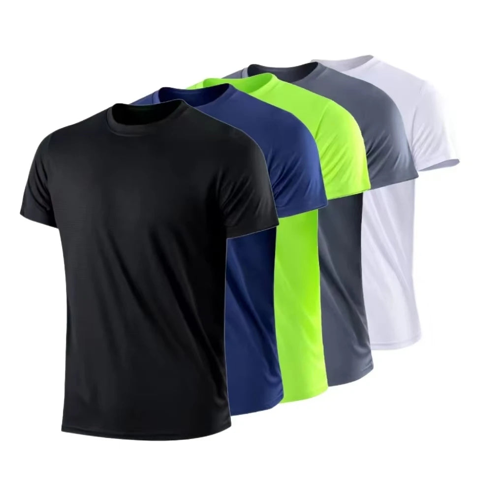Running Shirts Soccer Shirts Men's Jersey Sportswear Mens Jogging T-Shirts Quick Dry Compression Sport T-Shirt Fitness Gym