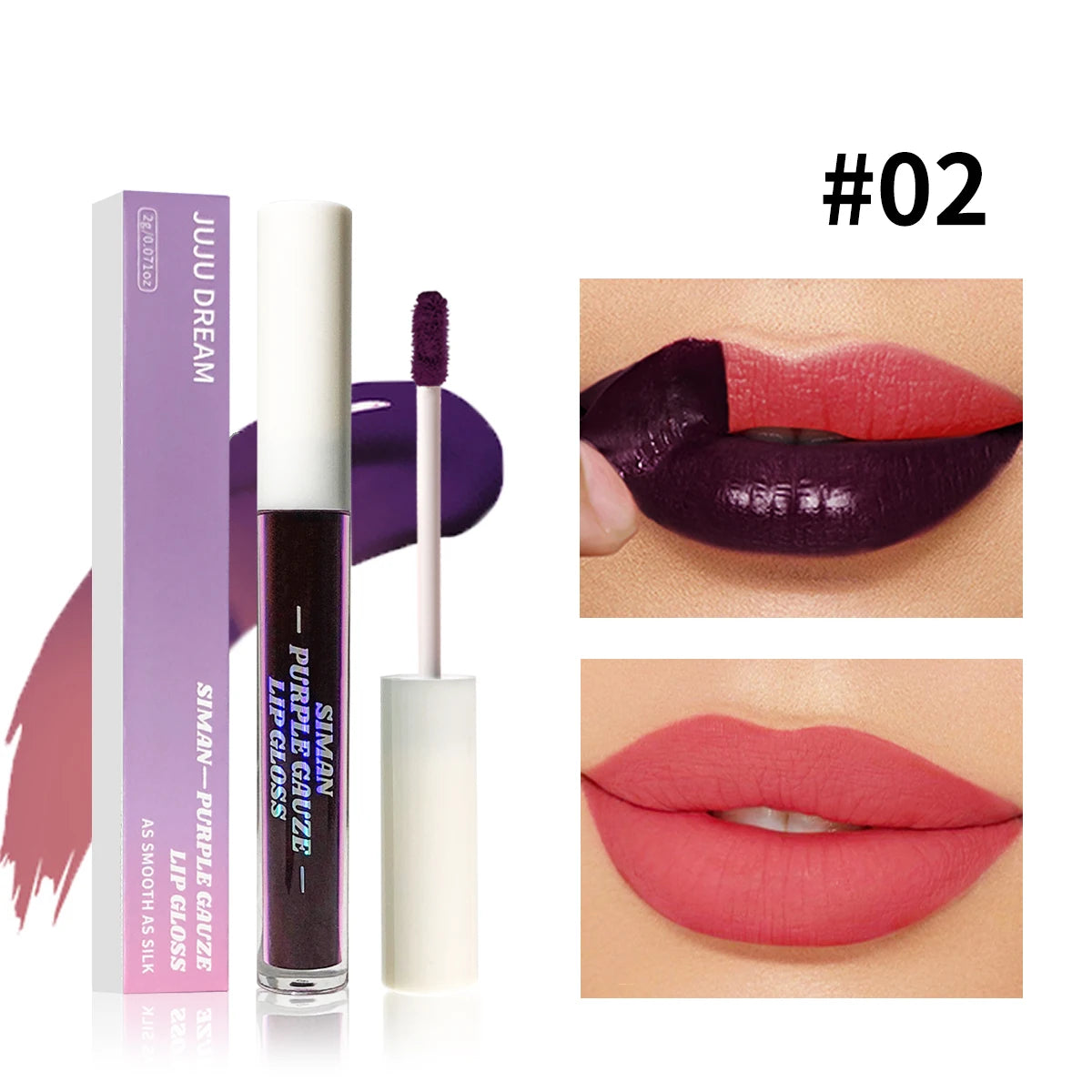 Peel Off Lip Stain Reveal Long Lasting Waterproof Pink Lip Tint Transfer Proof Non-stick Cup Natural Lip Stain Women's Cosmetics
