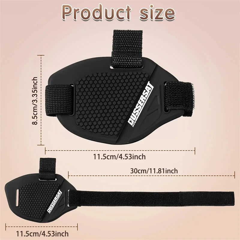 Motorcycle Riding Anti-slip Shoe Cover Motorcycle Shoes Foot Cover Motorcycle Boot Shifter Protector Protective Pad 1/2/4 pcs