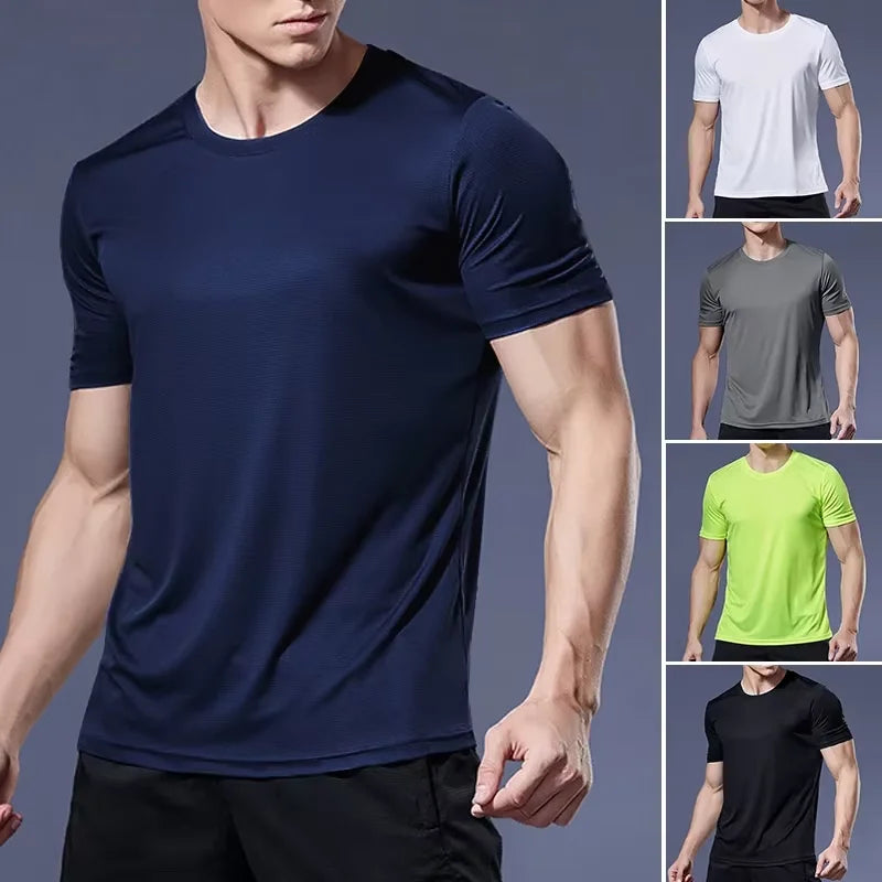 Men Short Sleeve Fitness Tops Oversized Brazil t-Shirt Jersey Summer Sport Gym t Shirt Men Quick Dry Running Bodybuilding Shirts