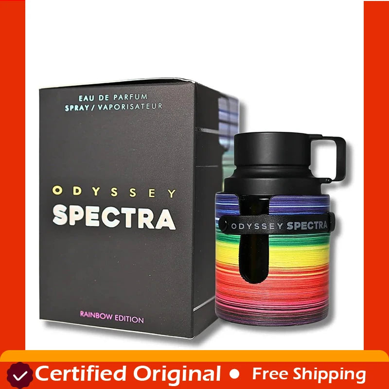 Original Arabic Perfume Armaf Odyssey Spectra Rainbow Edition for Unisex Eau De Parfum Spray 3.4 Ounce long lasting fragrance Cologne Persistence Pheromone Portable