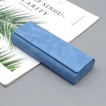 Hard-shell Spectacle Case Men Women Glasses Case PU Leather Portable Anti-extrusion Sunglasses Storage Box Folding Eyewear Pouch