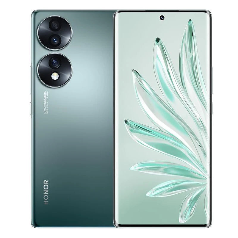 Global Firmware HONOR 70 5g Smartphone 6.67-inch 4800mAh rear camera 54MP Snapdragon 778G Plus RAM 12GB ROM 512GB used phone