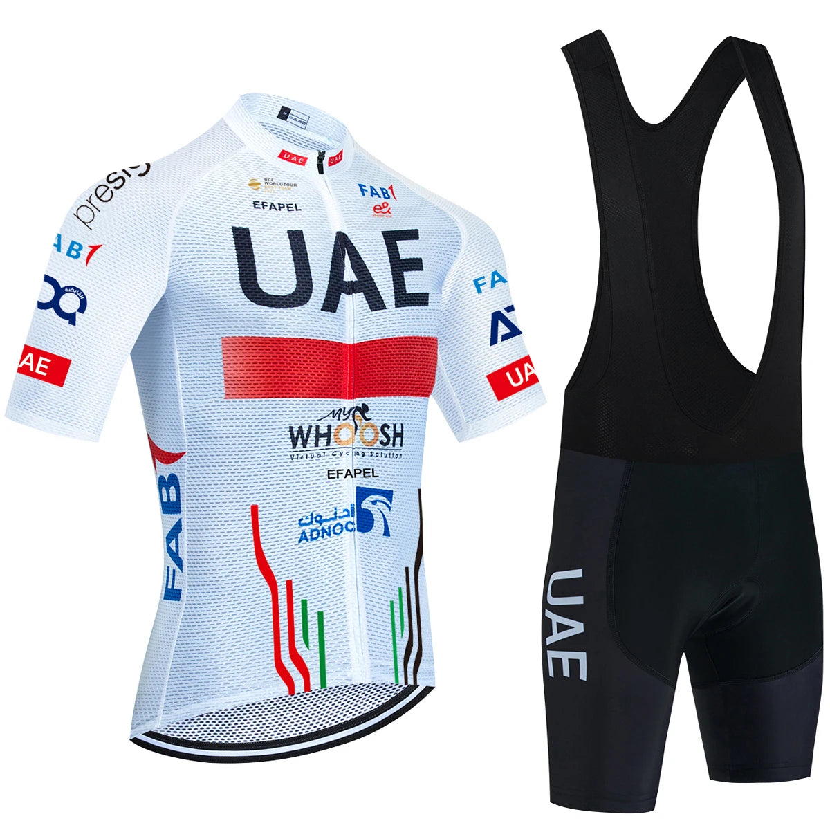 UAE Cycling Jersey Set 2026 Man's Team Short Sleeve Cycling Clothing MTB Bike Uniform Maillot Ropa Ciclismo Summer Bicycle Wear