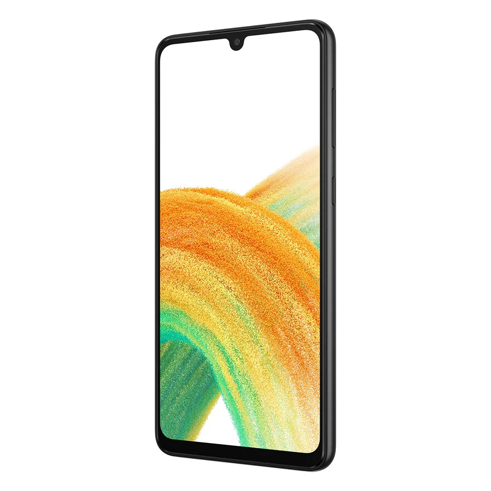 Used Samsung Galaxy A33 5G Smart Android Phone A336B Global Edition 2SIM 6.4-inch AMOLED 90HzRefurbishedSamsung 5000mAh 25W 48MP