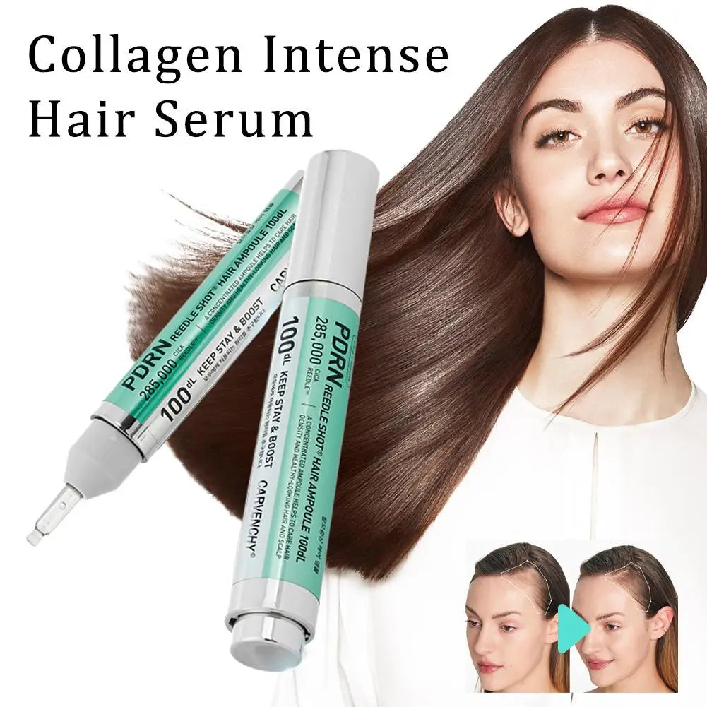 PDRN Reedle Shot Hair Ampoule Scalp Treatment Serum Hair Follicle Care Strengthening Growth Nourishing Repair Essence