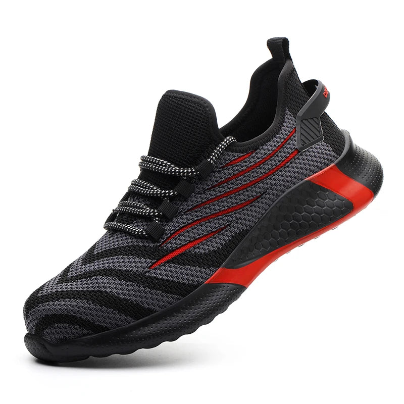 Men Work Safety Shoes Anti-puncture Working Sneakers Male Indestructible Work Shoes Men Boots Lightweight Men Shoes Safety Boots