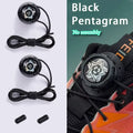 6pcs Set/1 Pair No-Tie Shoe Locks - Rotating Buckles for Sports and Outdoor Shoes - Unisex Quick-Adjust Design - Pre-Installed