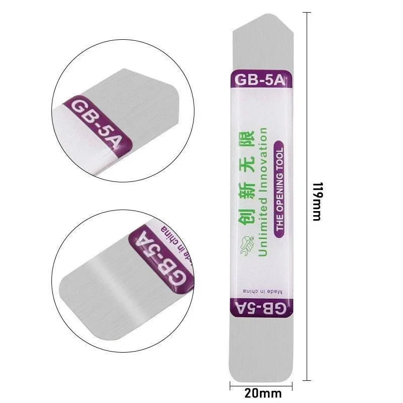 6/1Pcs Stainless Steel Blade Soft Ultra Thin Pry For Phones Tablet Screen Battery Opening Tools for Samsung iPhone iPad Opener