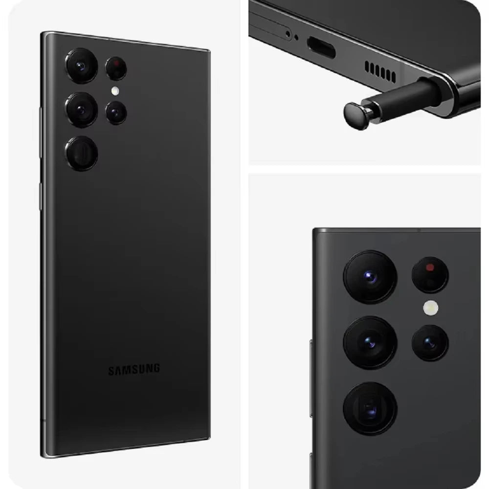 Samsung Galaxy S22 Ultra 5G 8K Camera 108 MP 108MP 5000mAh 45W Samsung S22U Phone US Version Unlocks NFC 1 SIM+1 eSIM 6.8-inch