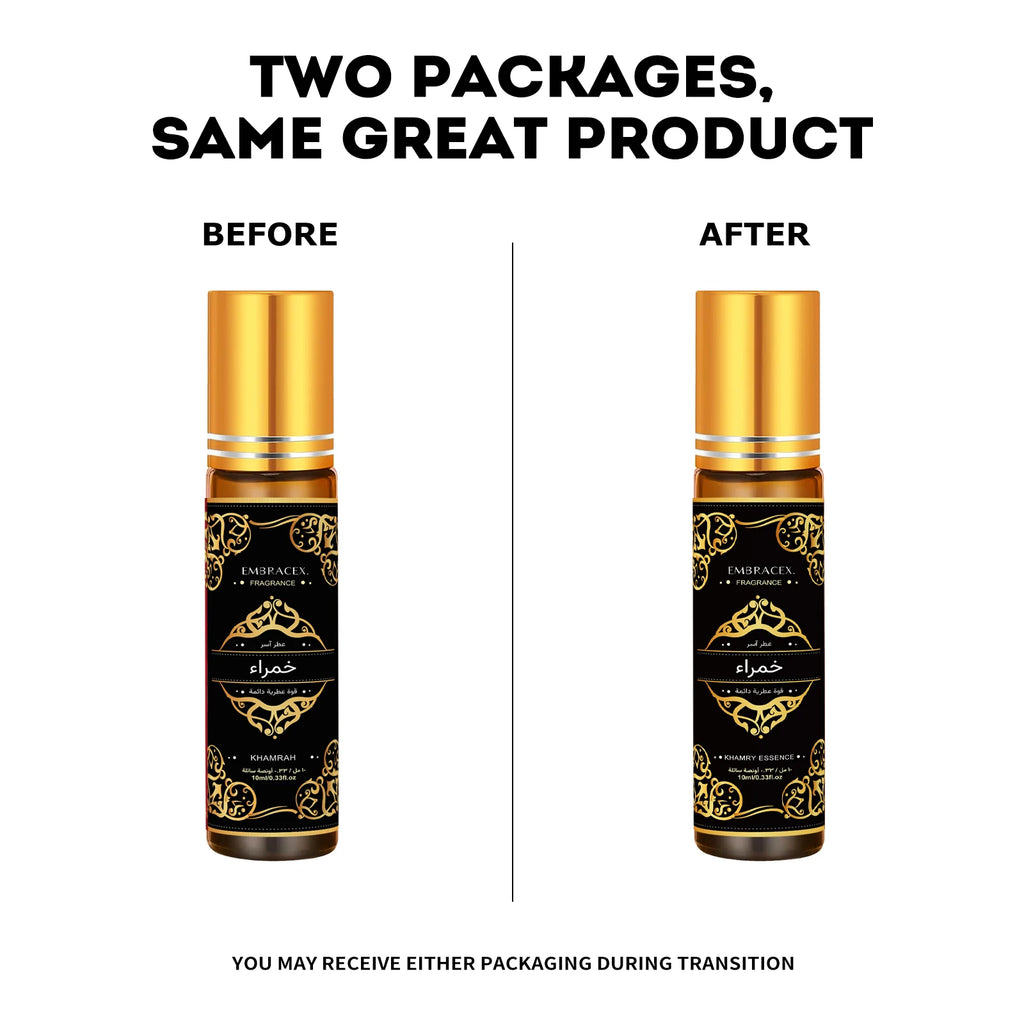10ml Khamry Essence Essential Oil  خمراء Roller Fragrance Perfume Oil Eid al-Fitr Gift Long Lasting Scent Car Air Freshener