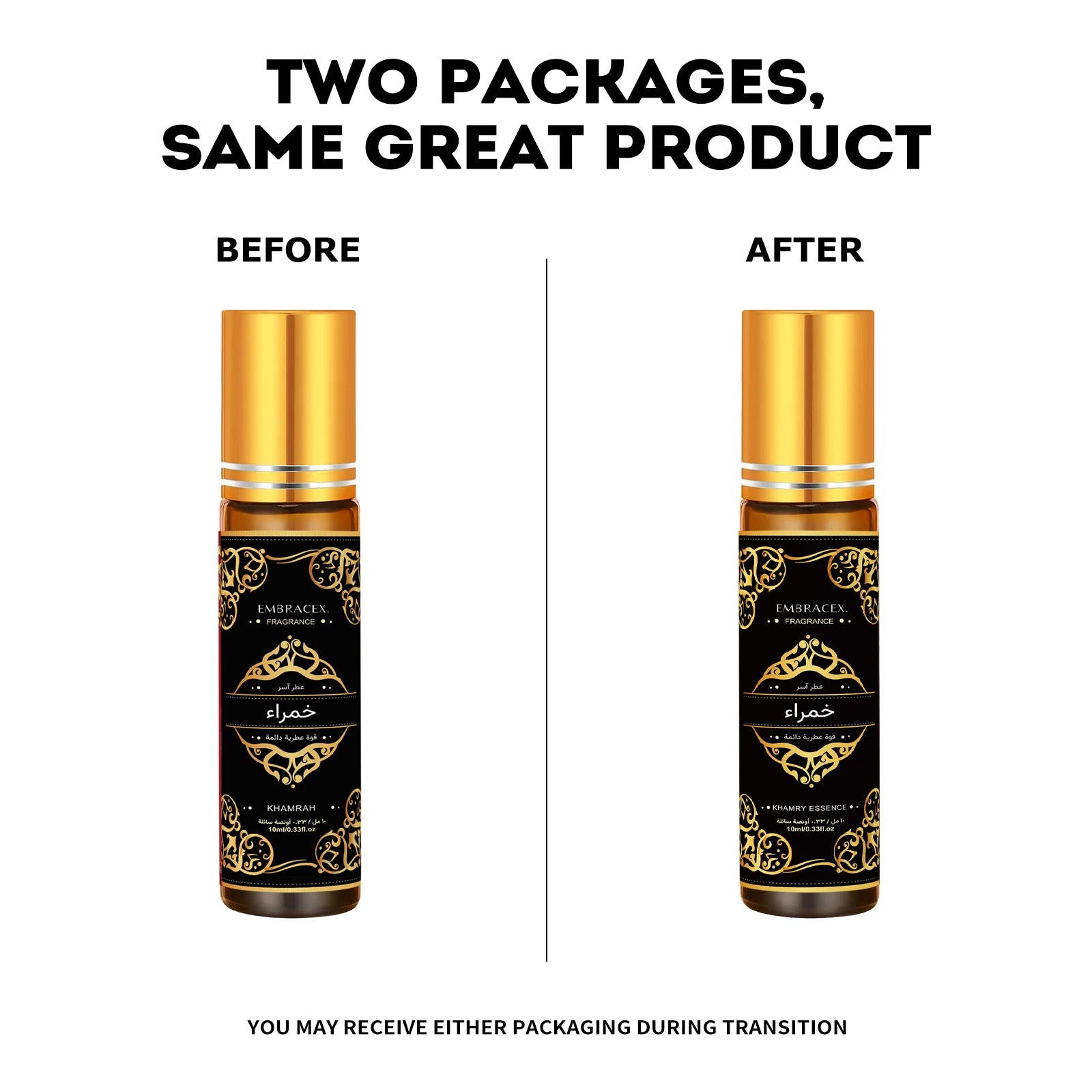 10ml Khamry Essence Essential Oil  خمراء Roller Fragrance Perfume Oil Eid al-Fitr Gift Long Lasting Scent Car Air Freshener
