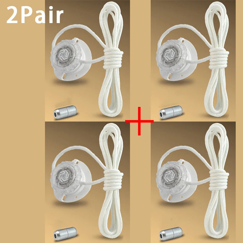 Automatic Shoe laces No Tie Shoelaces Swivel Buckle Laces Sneakers thick rope shoelace Children Adult Quick Shoe laces unisex