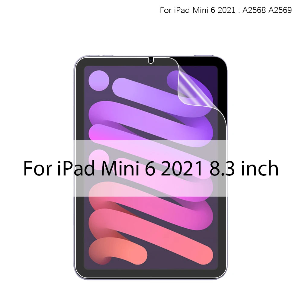 Like Paper Film Screen Protector For iPad Air 11 M3 A16 Pro 12.9 13 M4 M5 Air 3 4 5 10th 9th 8th Generation Mini 6 7 Accessories