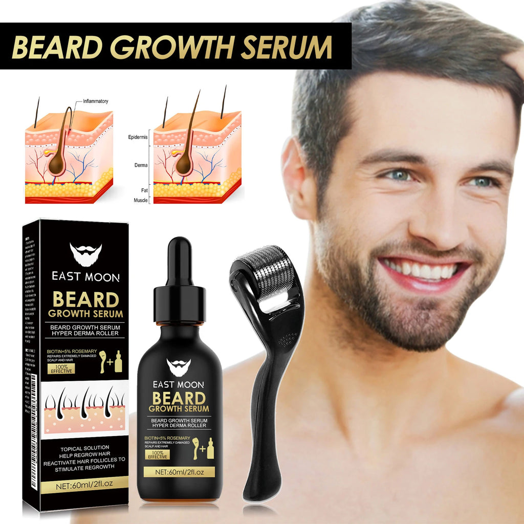 Beard Care Essence Set Men's Facial Care Hair Nutrition Beard Care