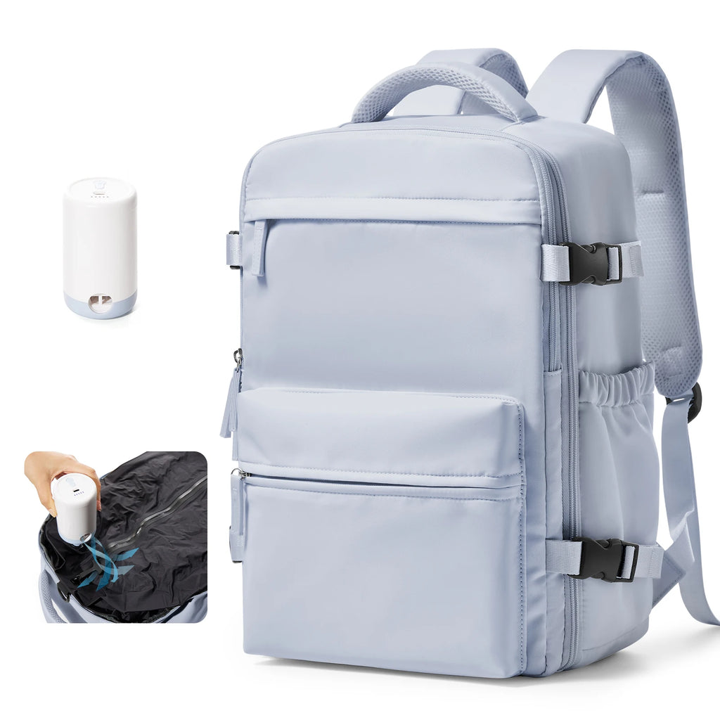 Ryanair Backpack Travel Cabin Airplane Backpack, Air Vacuum Compression Backpack, Women Men Backpack Business Laptop Bag Handbag
