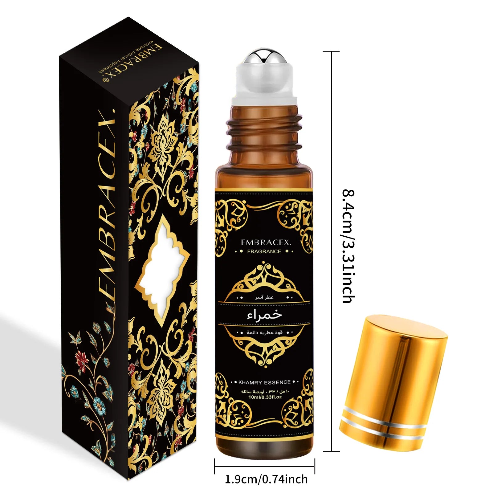 10ml Khamry Essence Essential Oil  خمراء Roller Fragrance Perfume Oil Eid al-Fitr Gift Long Lasting Scent Car Air Freshener