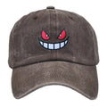 Anime Pokemon Gengar Baseball Caps Snapback Hats Adjustable Sports Caps Hip Hop Hats Trendy Embroidery Solid Color for Men Women