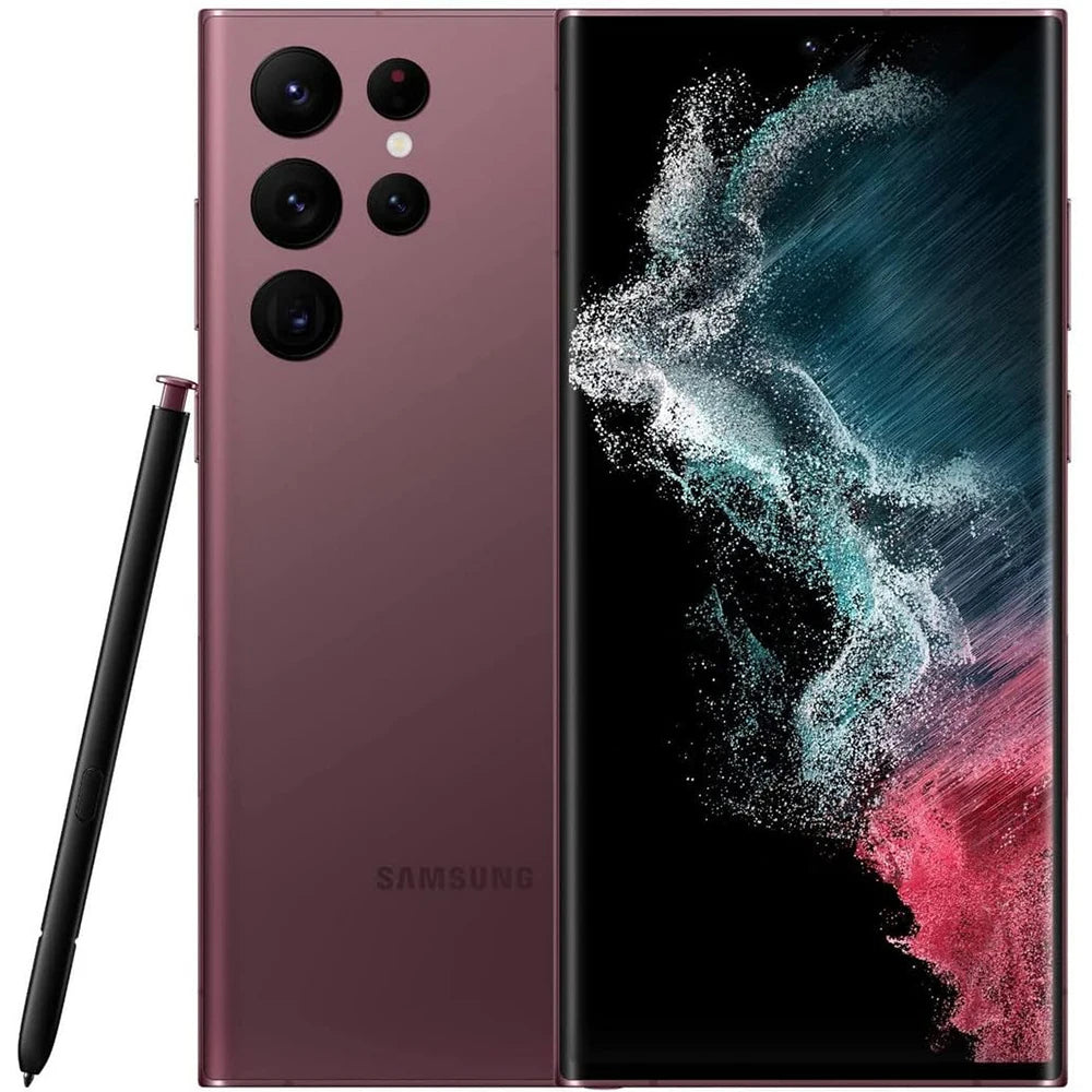Samsung Galaxy S22 Ultra 5G 8K Camera 108 MP 108MP 5000mAh 45W Samsung S22U Phone US Version Unlocks NFC 1 SIM+1 eSIM 6.8-inch