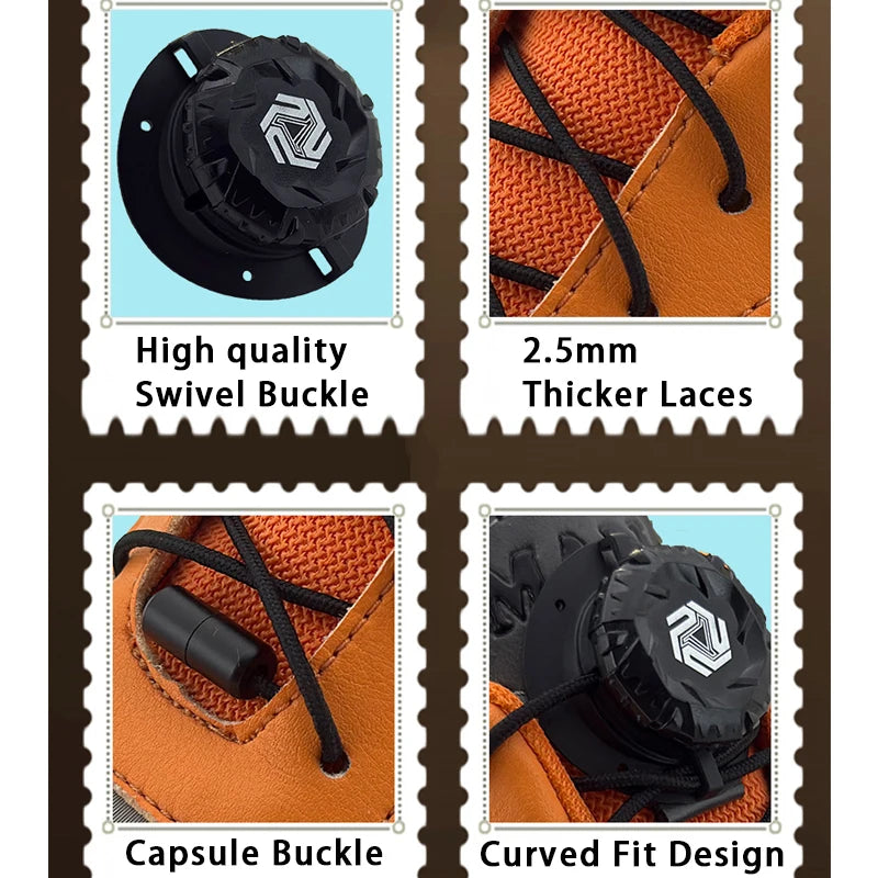 Automatic Shoe laces No Tie Shoelaces Swivel Buckle Laces Sneakers thick rope shoelace Children Adult Quick Shoe laces unisex