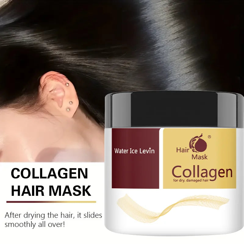 Collagen Hair Treatment Deep Repair Conditioning Argan Oil Hair Mask Essence For Dry Damaged Hair Repair Revitalize Hair Care