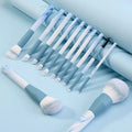 13 PCS Makeup Brushes Set Eye Shadow Foundation Women Cosmetic Brush Eyeshadow Blush Beauty Soft Make Up Tools Bag