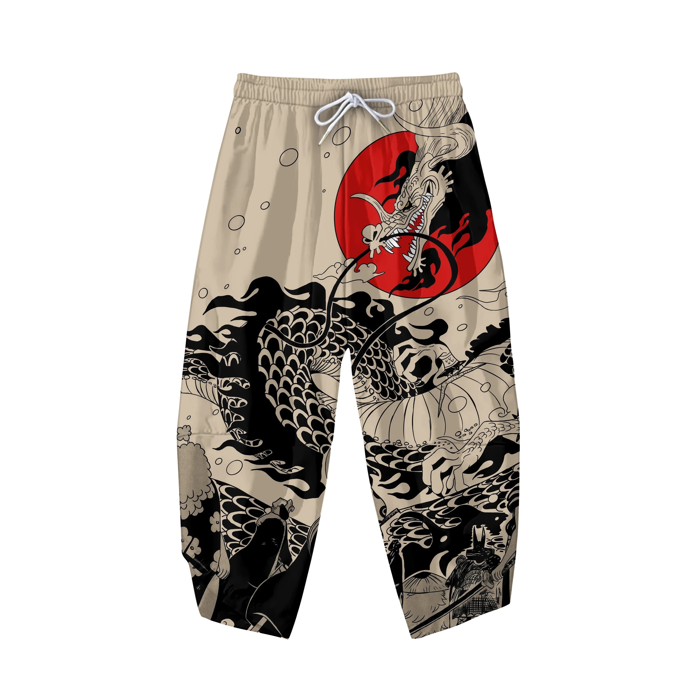 Summer Japanese Style Anime Dragon Print Cosplay Haori Yukata Top Adult Traditional Samurai Loose Kimono Cardigan for Men Women