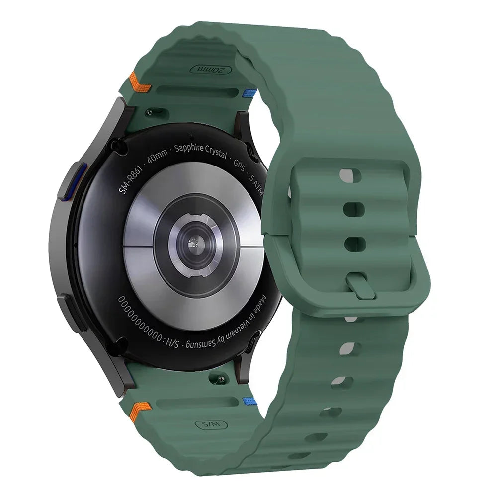 Original Silicone band for Samsung Galaxy Watch 7 FE 6 4 Classic 5 pro 44mm 40mm 43mm 47mm 45mm Bracelet Galaxy Watch6 7 Strap