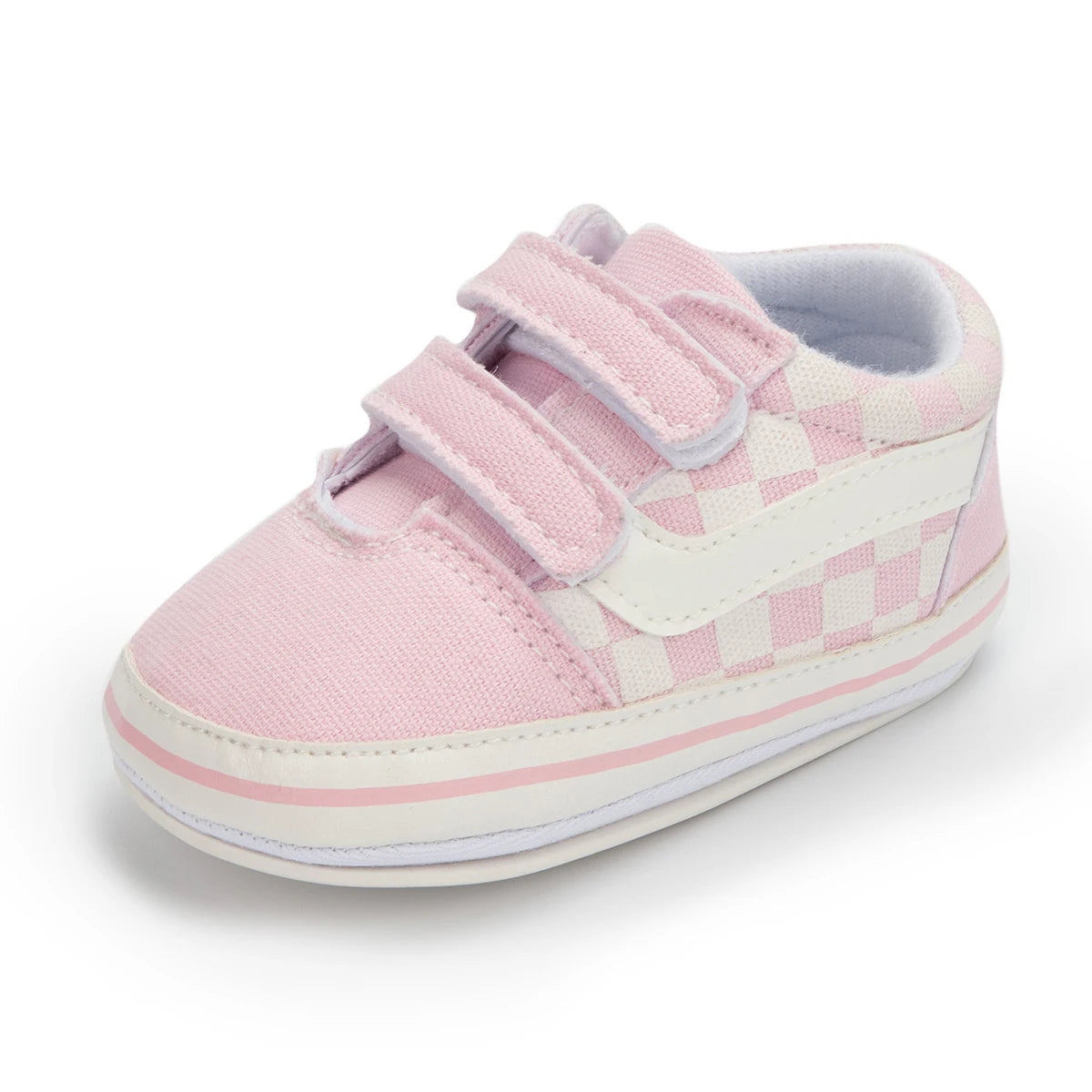 Meckior Baby Canvas Sneakers Classic Stripes Casual Baby Boy Girl Shoes Anti-slip Soft First Walkers Infant Baby Unisex Shoes