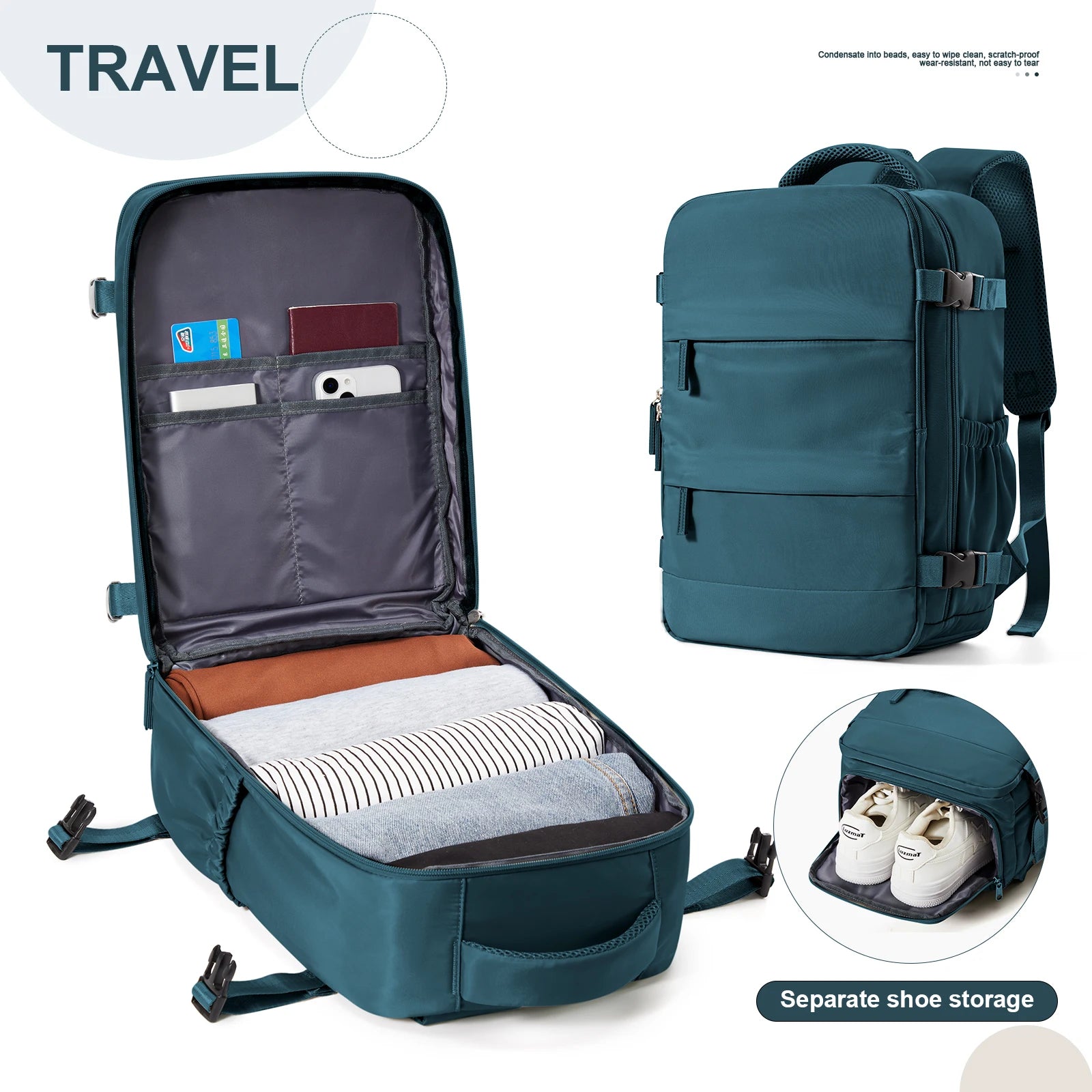 Backpack Travel 40x30x20 Ryanair Fashion Laptop Bag Women Waterproof backpack Cabin Bag Carry ons Notebook Backpack School Bag