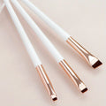 3pcs Makeup Brush Set,Blade eyeliner brush fine oblique head eyebrow brush outline eyeliner ultra-thin eye shadow brush makeup b
