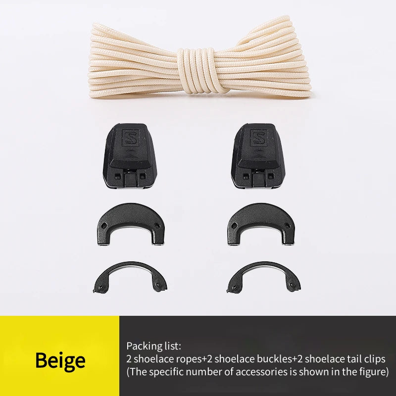 No tie Shoelaces Round Tennis Shoe laces Without ties Adult Kids Fashion Outdoor Running Sneakers Laces Shoes Accesories