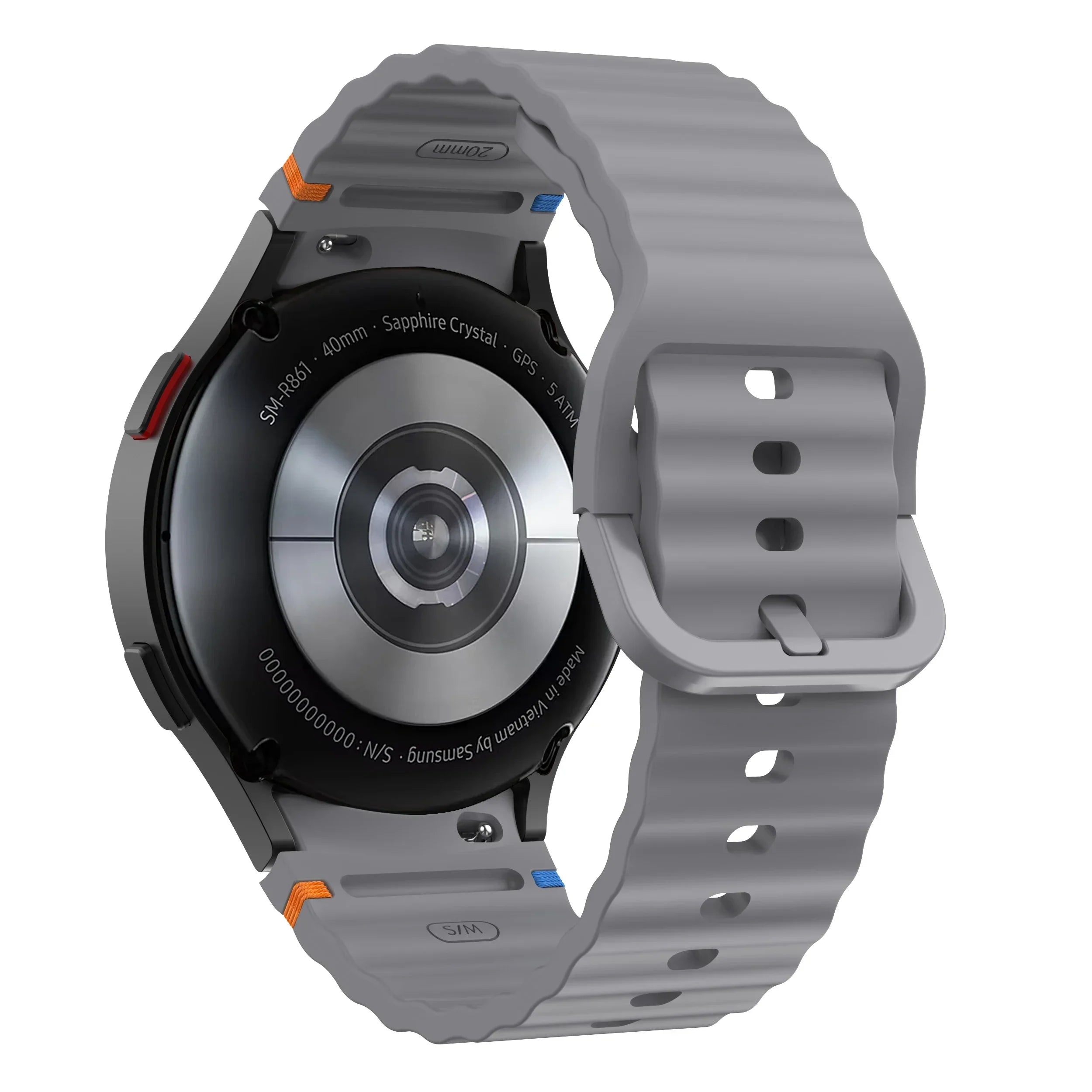Original Silicone band for Samsung Galaxy Watch 7 FE 6 4 Classic 5 pro 44mm 40mm 43mm 47mm 45mm Bracelet Galaxy Watch6 7 Strap