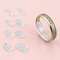 Ring Size Adjuster Soft Silicone 8-Piece Set Comfortable Non-Slip Jewelry Tool for Engagement Wedding Jewelry Making