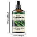 YUITIKUE 100% rosemary essential oil absorbs quickly, deeply moisturizes the hair, and smoothes dry and coarse hair