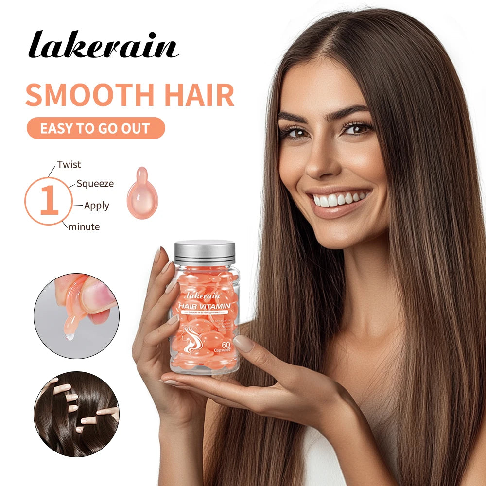 6bottles Morocco Argan Vitamin Oil Hair Care Set Essence Damaged Nutrition Repair Hair Splitting Improvement Treatment Products