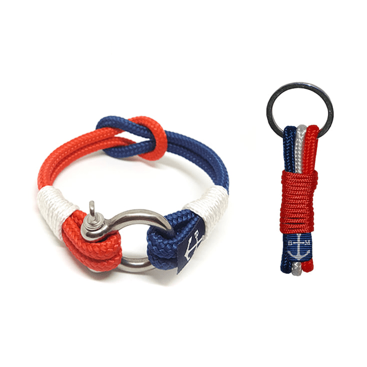 Siobhan Nautical Bracelet and Keychain-0