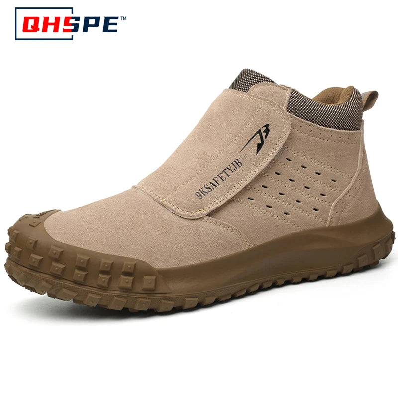 Work Sneakers Steel Toe Shoes Men Safety Shoes Puncture-Proof Work Shoes Boots Fashion Indestructible Footwear Security