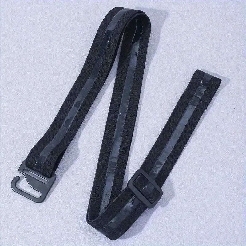 Men'S Nylon Shirt Stays with Anti-Slip Elastic Grip and Adjustable Buckle - Non-Textile Weaved Shirt Holder Straps