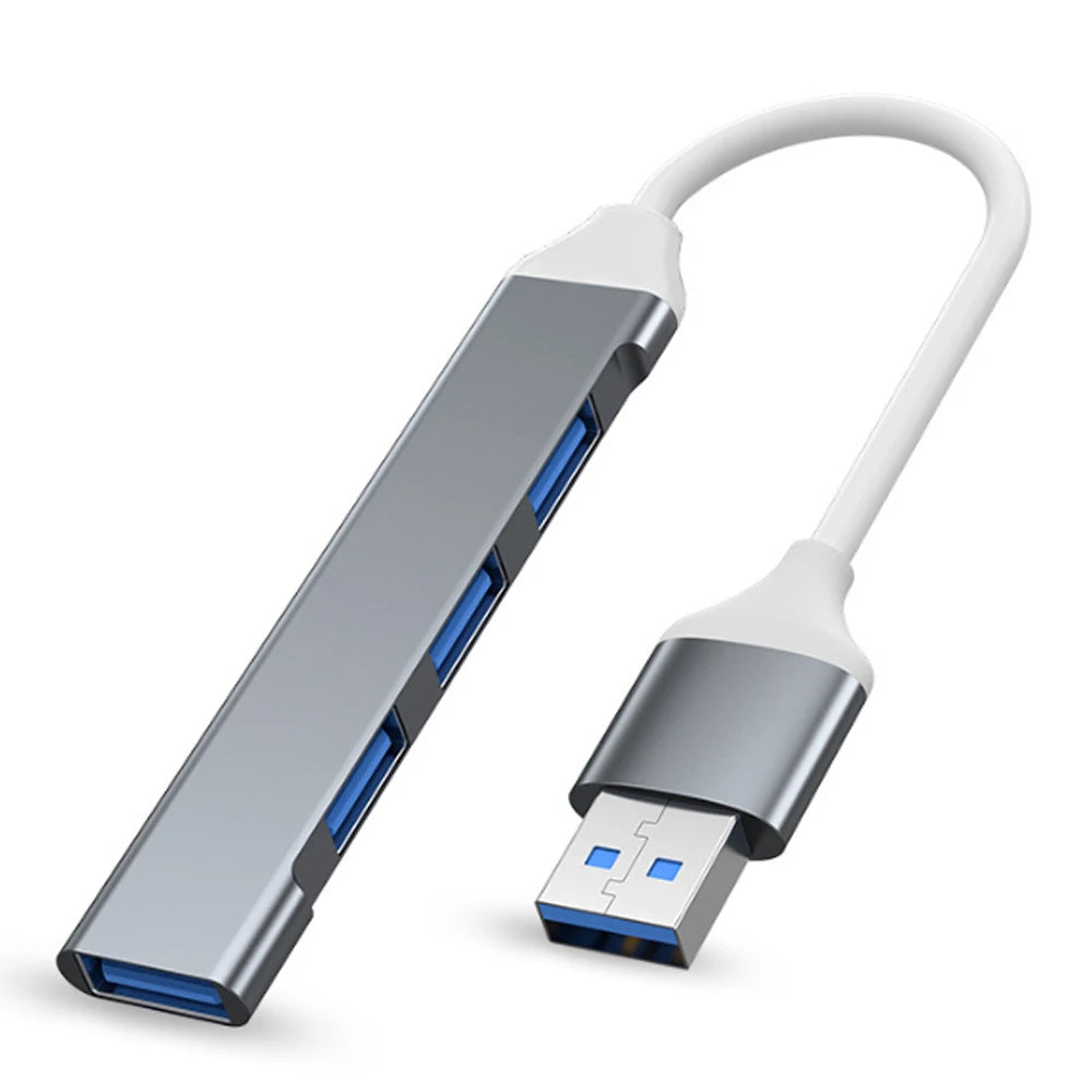 4-Port Multi-Splitter Type C Hub USB Adapter OTG for Xiaomi Lenovo MacBook 13 15 Air pro PC - Computer Accessories
