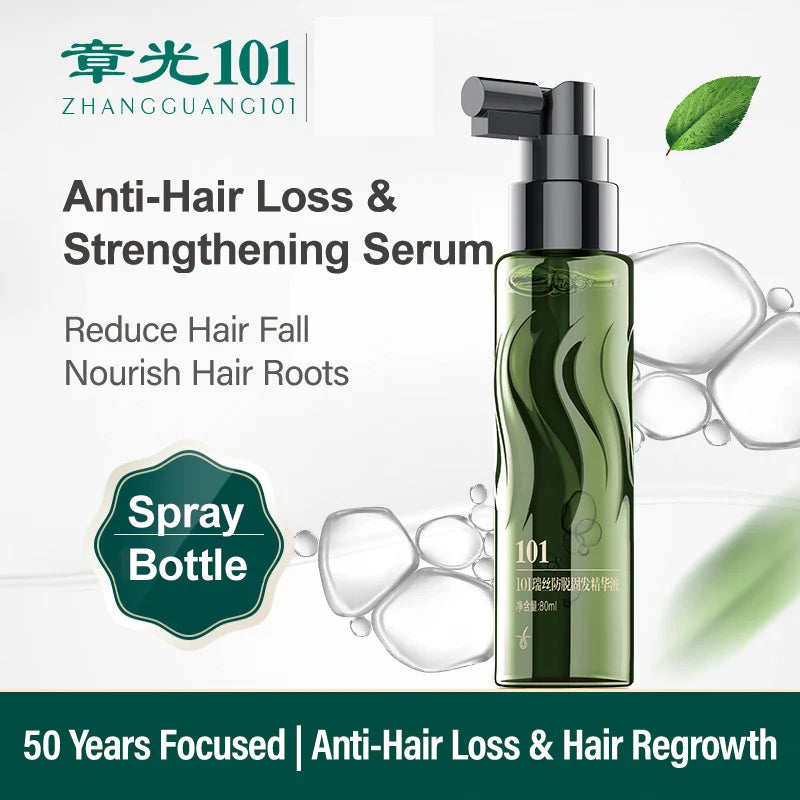Hair Shedding Proof Tonic ZHANGGUANG 101 80ml Anti-Hair Loss Chinese Herbal Medicine Therapy Hair Loss Treatment Essence