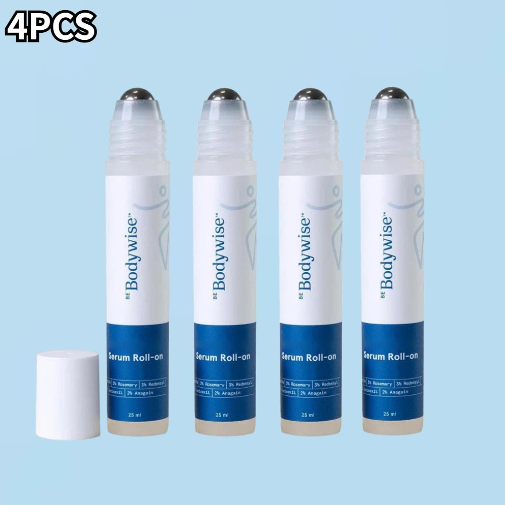 Bodywise Scalp Treatment Roll-on Essence - Rosemary Infused Anti-Frizz Strengthening Hair Roots For All Hair Types Care