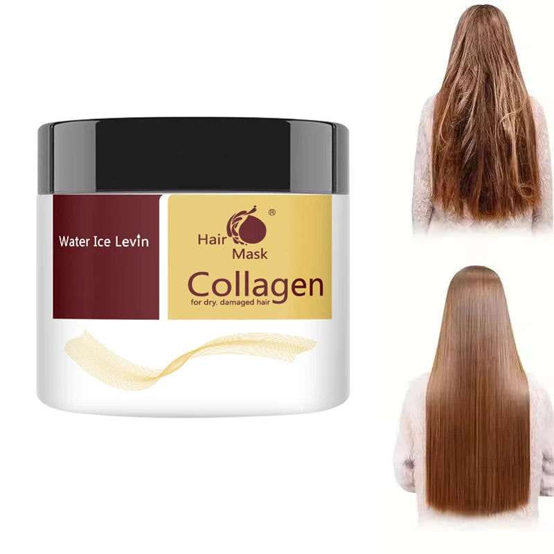 Collagen Hair Treatment Deep Repair Conditioning Argan Oil Hair Mask Essence For Dry Damaged Hair Repair Revitalize Hair Care