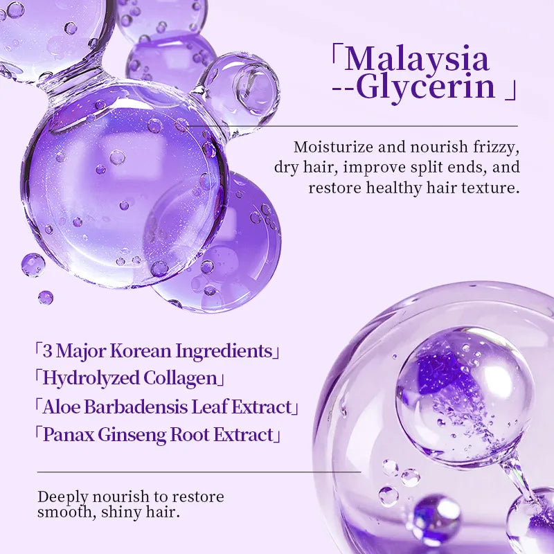 Salon-Grade Keratin Polish Protect Set Professional Hair Mask Shampoo Conditioner Essence Repair Damage Soft Care Kit