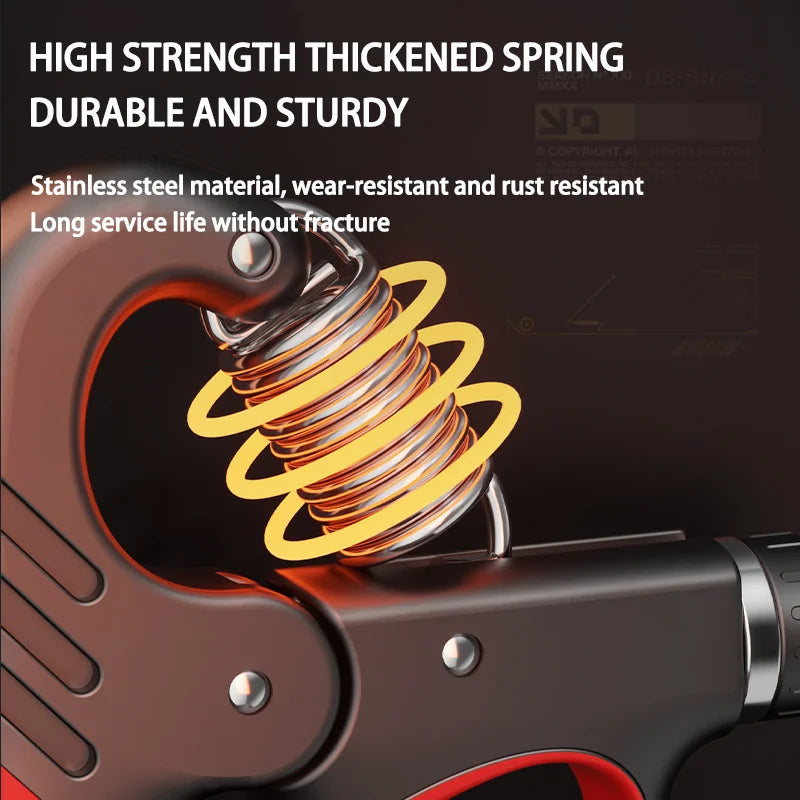 5-100KG Electronic Counting Adjustable Grip For Rehabilitation Hand Muscle Strength Gym Wrist Strengthener Recovery Fitness