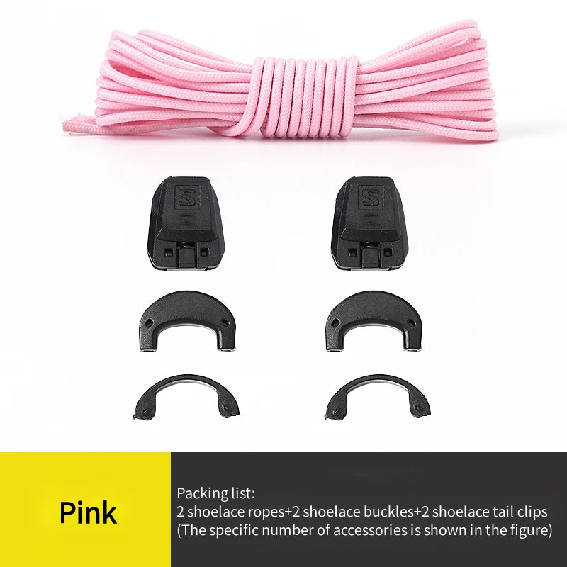 No tie Shoelaces Round Tennis Shoe laces Without ties Adult Kids Fashion Outdoor Running Sneakers Laces Shoes Accesories