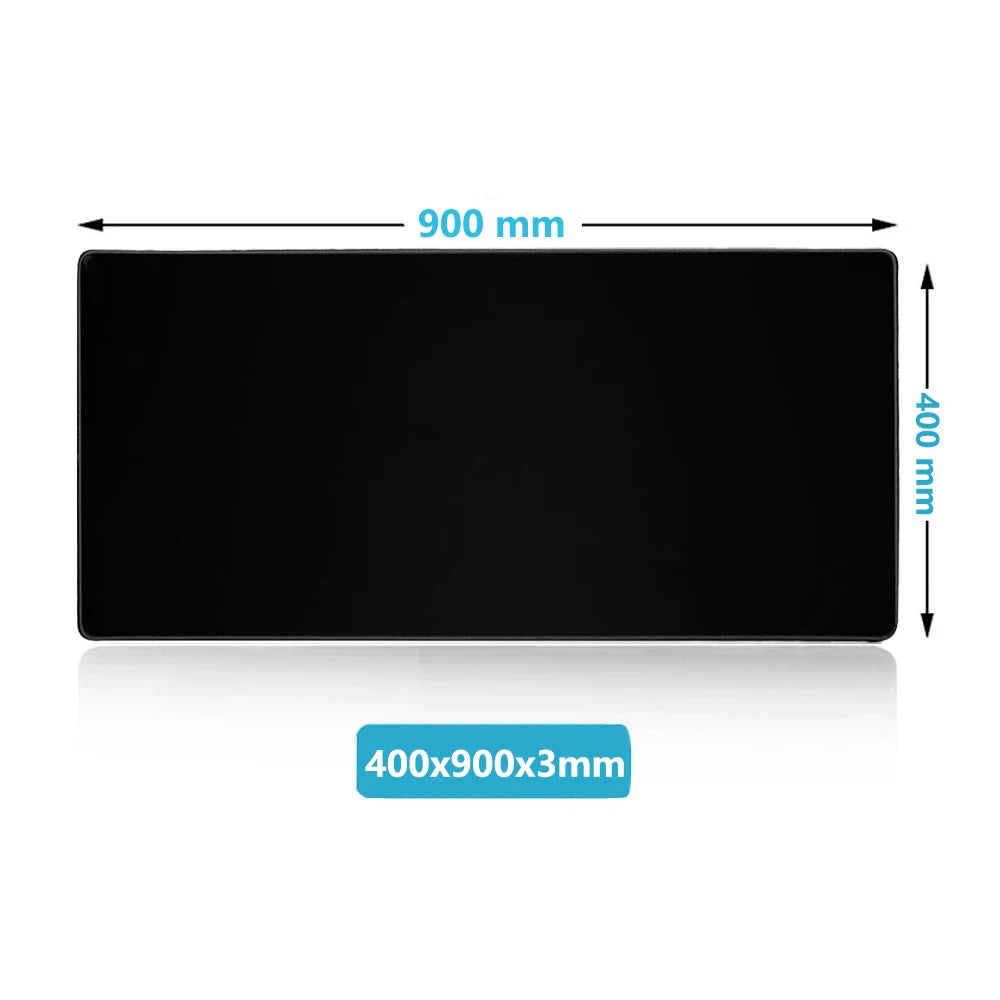 Xxl Mouse Pad Gaming Computer Mousepad Gamer Desk Mat Black Big Office Carpet Mause Pads PC Accessories Keyboard Pads Play Mats