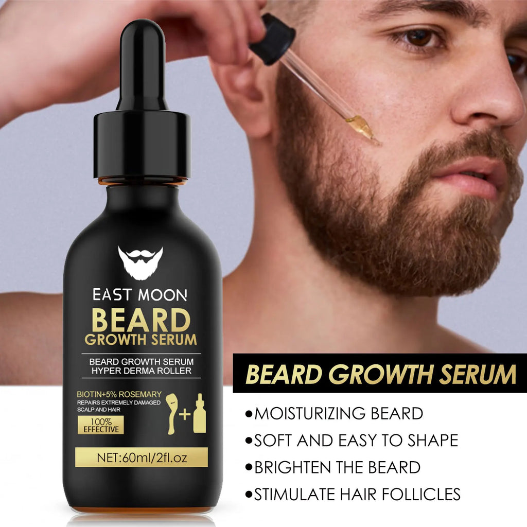 Beard Care Essence Set Men's Facial Care Hair Nutrition Beard Care